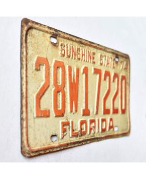 Tablica rejestracyjna USA Florida 1974 Sunshine State 28W17220