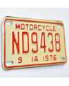 Americká SPZ Iowa ND9438 moto