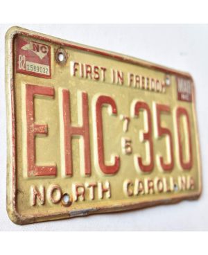 Tablica rejestracyjna USA North Carolina 1975 Freedom EHC-350