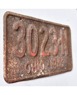 Americká SPZ Ohio 1946 Antique 3023-N