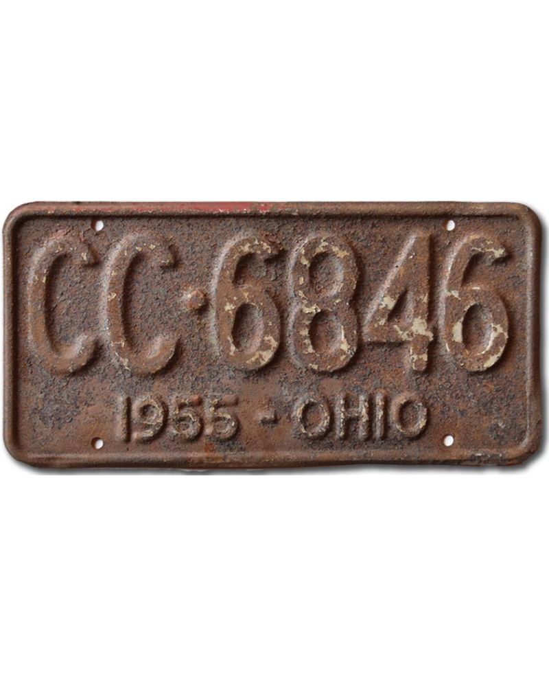 Americká SPZ Ohio 1955 Antique CC-6846