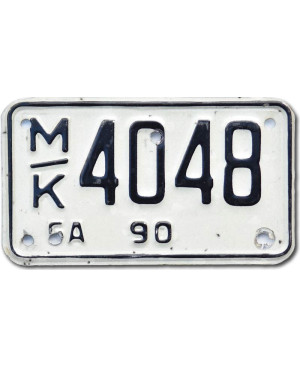 Americká SPZ Georgia MK4048 moto