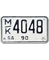 Americká SPZ Georgia MK4048 moto