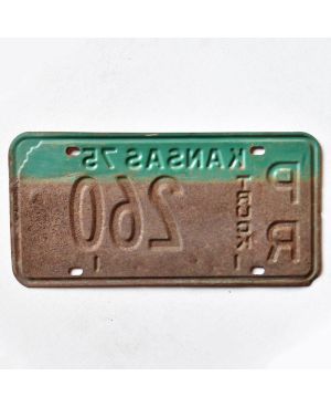 Tablica rejestracyjna USA Kansas 1975 Truck PR-260