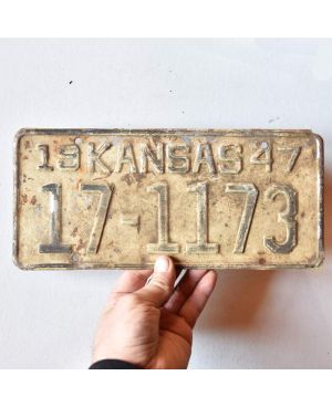 Americká SPZ Kansas 1947 Antique 17-1173