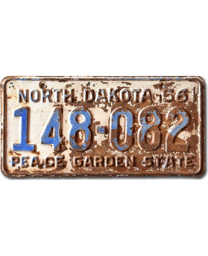 Americká SPZ North Dakota 1956 Peace Garden State 148-082