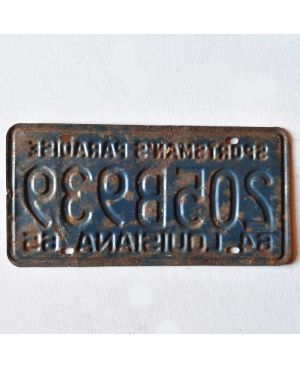 Americká SPZ Louisiana 1964 Paradise 205B939