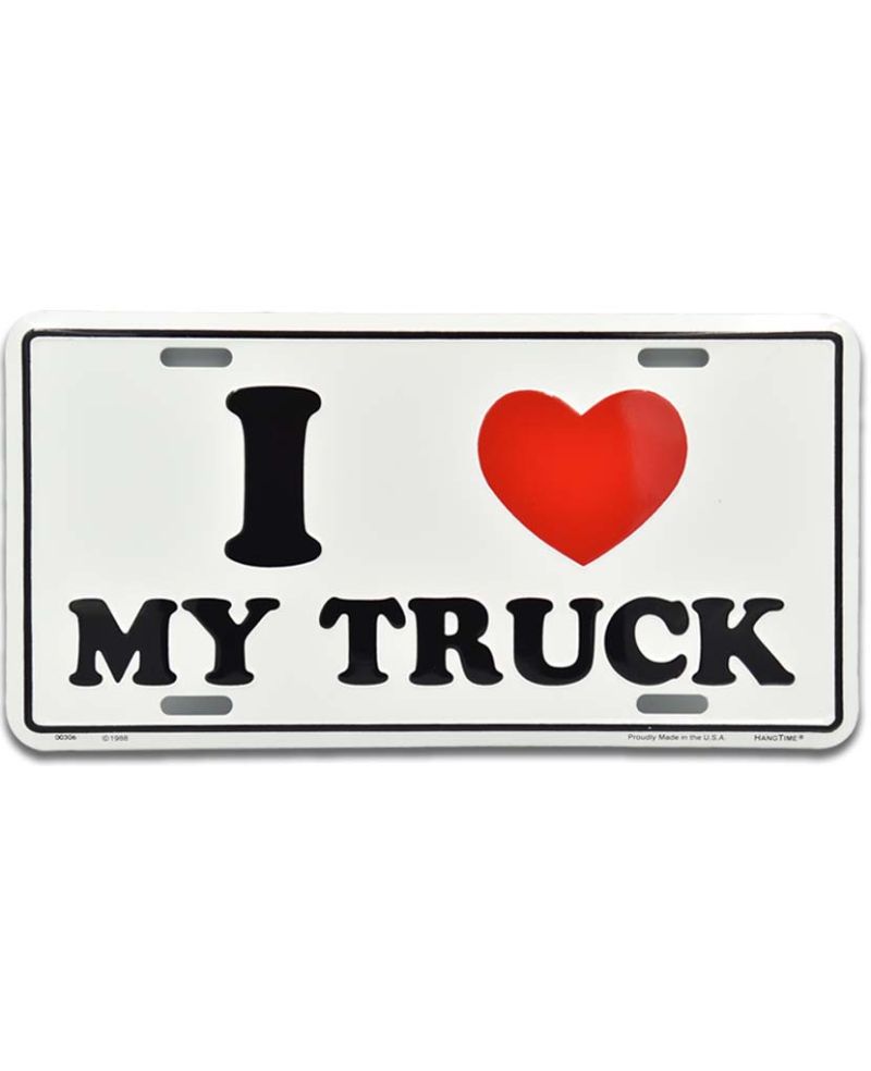 Tablica rejestracyjna USA I love my truck