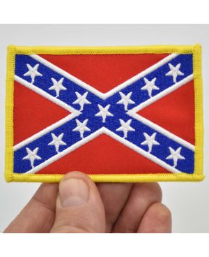 Moto nášivka Confederate Flag 9 cm x 6 cm