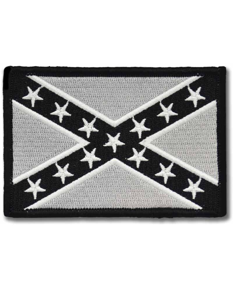 Moto nášivka Confederate Grey 9 cm x 6 cm