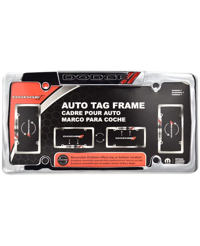 Rámeček na americké SPZ Dodge chrom ocel