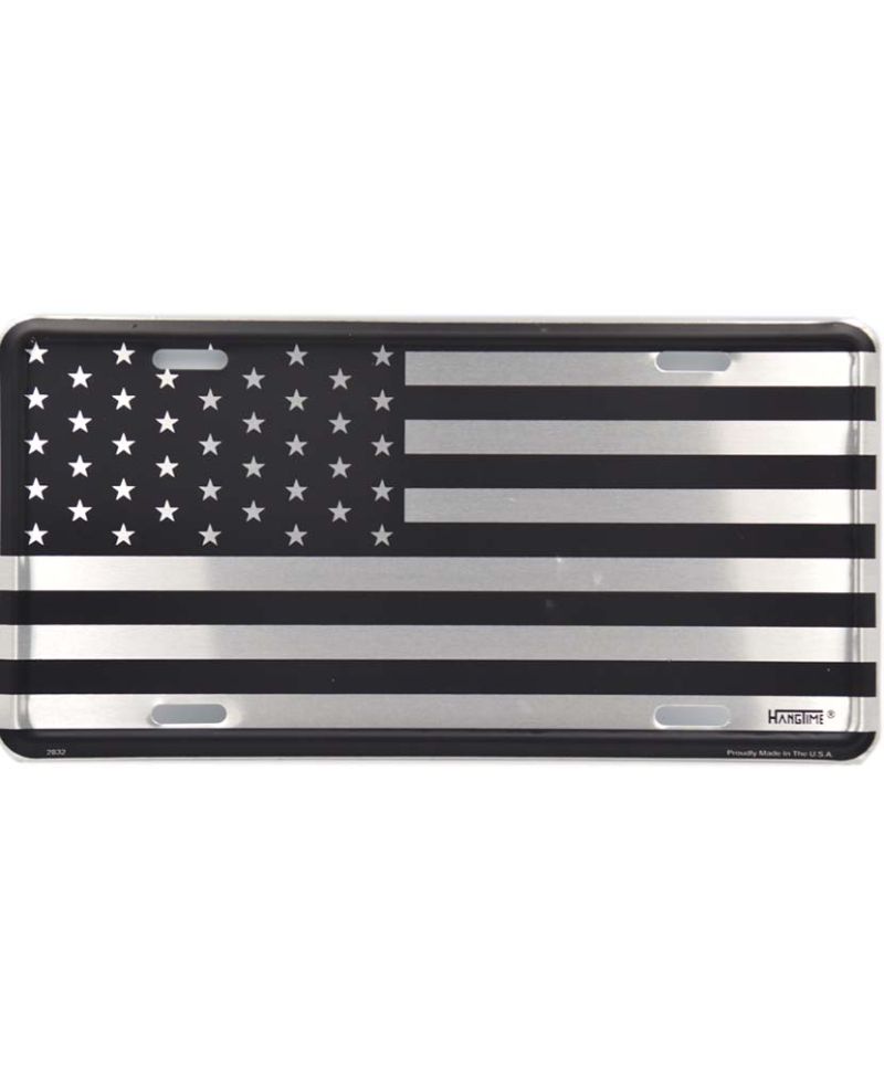 Americká SPZ US Flag BW