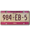 Meksykańska tablica rejestracyjna Interstate Truck 984-EB-5