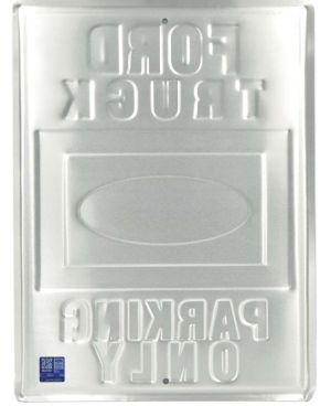 Tablica metalowa Ford Truck Parking Only Rivets 30 cm x 40 cm