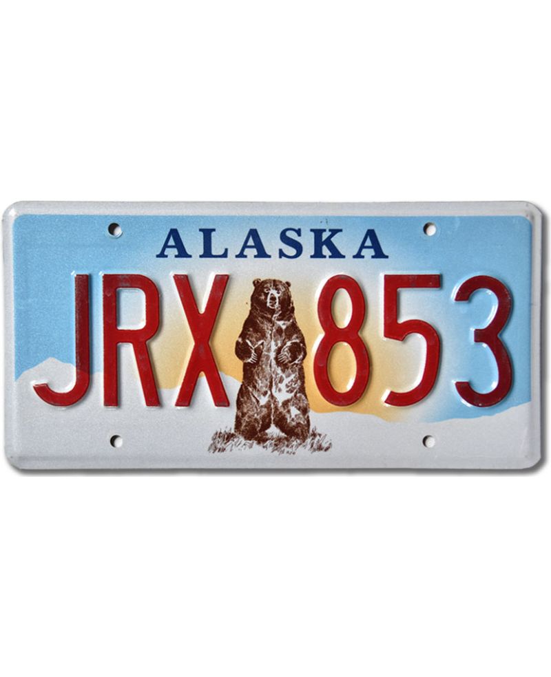 Americká SPZ Alaska Grizzly Bear JRX 853