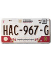Meksykańska tablica rejestracyjna Guerrero HAC-967-G