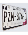 Meksykańska tablica rejestracyjna Morelos PZW-876-D