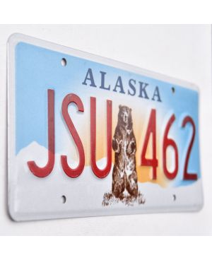 Americká SPZ Alaska Grizzly Bear JSU 462
