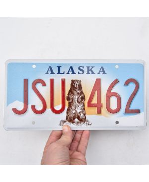 Americká SPZ Alaska Grizzly Bear JSU 462