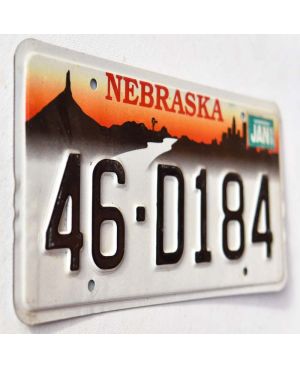 Tablica rejestracyjna USA Nebraska Chimney 46-D184