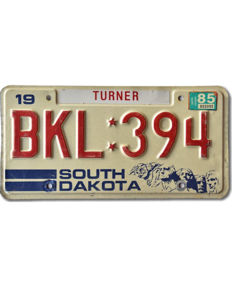 Americká SPZ South Dakota Mount Rushmore BKL 394