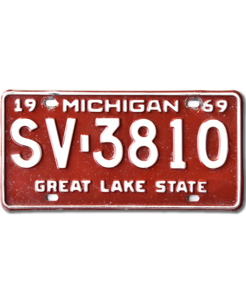 Americká SPZ Michigan 1969 Great Lake SV-3810