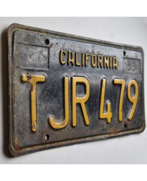 Americká SPZ California 1963 Black TJR 479