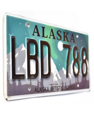 Americká SPZ Alaska Aurora Borealis LBD 788