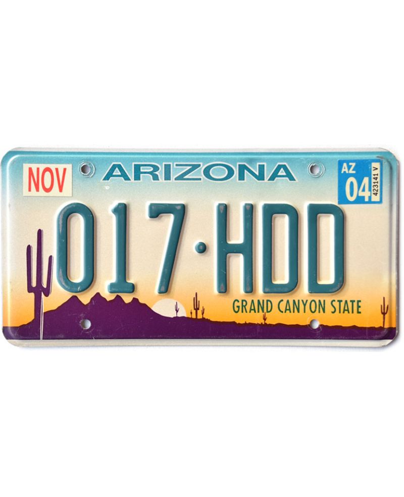 Tablica rejestracyjna USA Arizona Grand Canyon 017-HDD