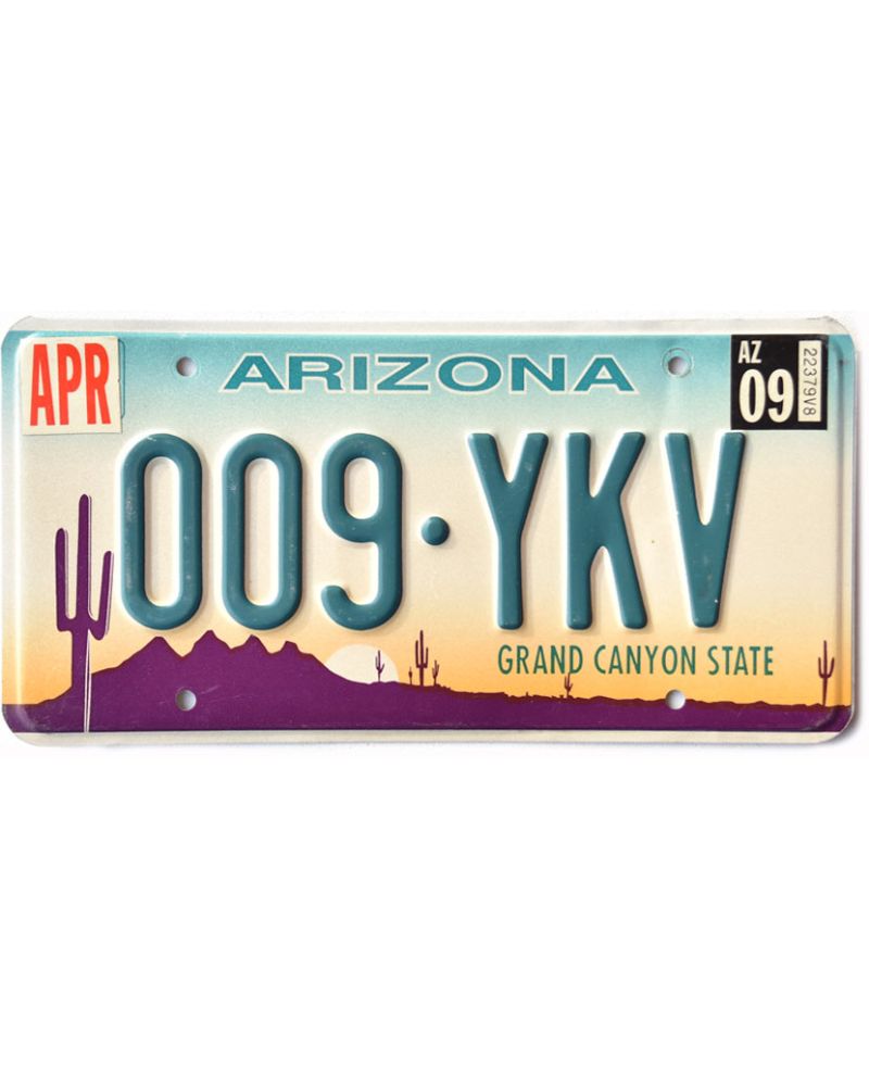 Tablica rejestracyjna USA Arizona Grand Canyon 009-YKV