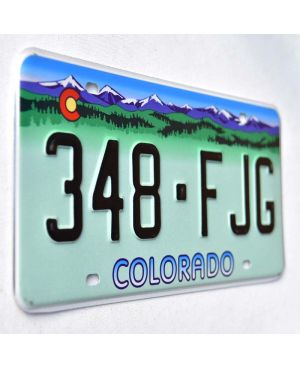 Tablica rejestracyjna USA Colorado Rocky Mountains 348-FJG