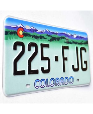 Americká SPZ Colorado Rocky Mountains 225-FJG