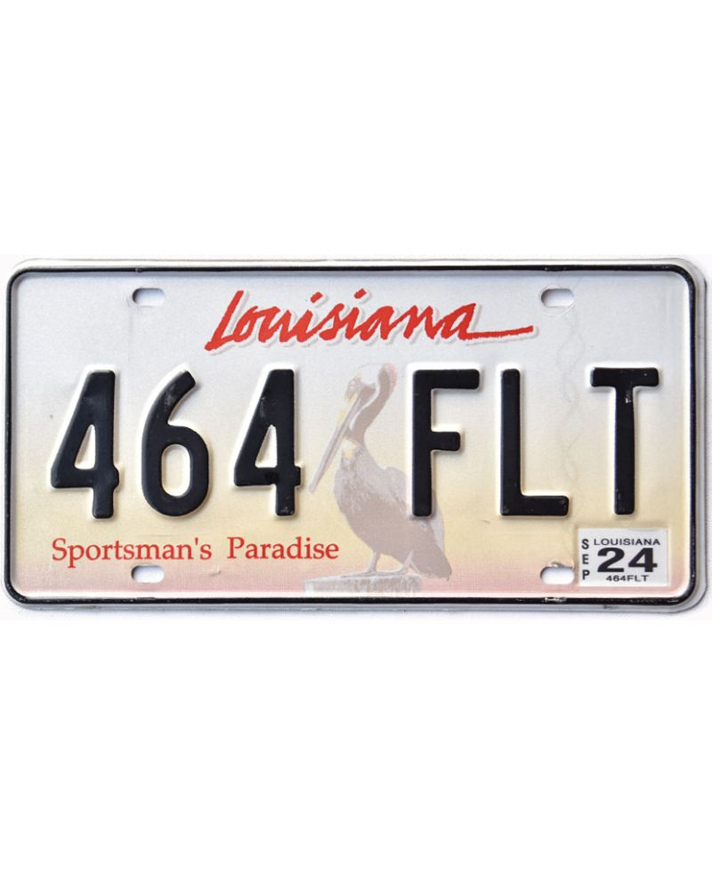 Tablica rejestracyjna USA Louisiana Sportsman´s Paradise 464 FLT