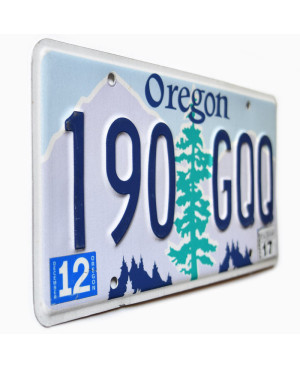 Tablica rejestracyjna USA Oregon Tree