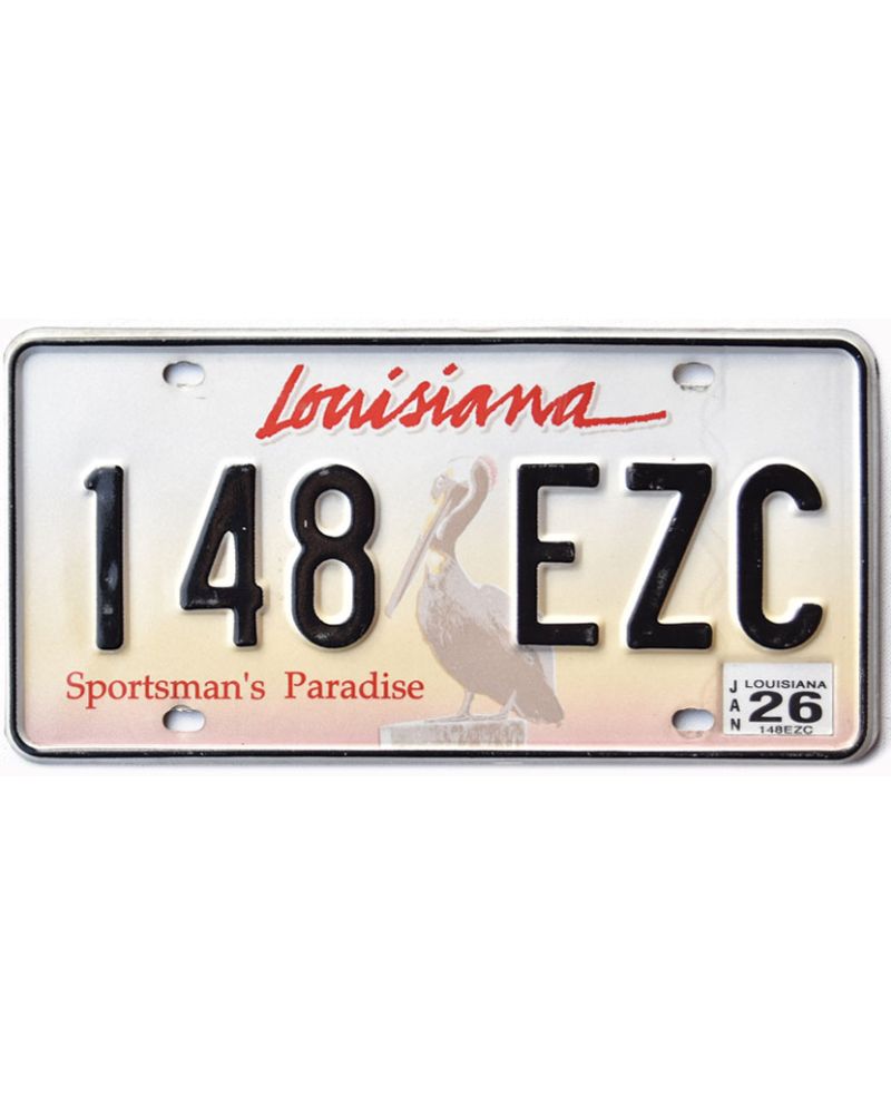 Americká SPZ Louisiana Sportsman´s Paradise 148 EZC