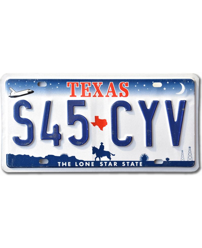 Tablica rejestracyjna USA Texas Horse S45 CYV