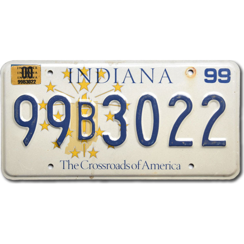 Tablica rejestracyjna USA Indiana The Crossroads