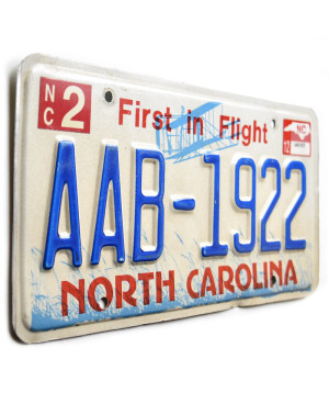 Tablica rejestracyjna USA North Carolina First in Flight
