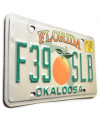 Tablica rejestracyjna USA Florida Orange