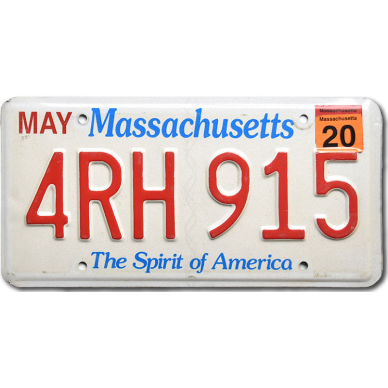 Tablica rejestracyjna USA Massachusetts - The Spirit of America