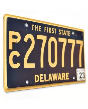 Tablica rejestracyjna USA Delaware The First State Blue PC270777