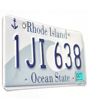 Tablica rejestracyjna USA Rhode Island Ocean State 1JI 638