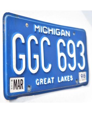 Tablica rejestracyjna USA Michigan Great Lakes GGC 693