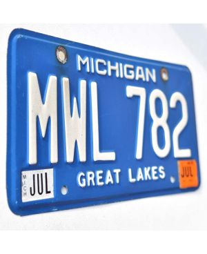Tablica rejestracyjna USA Michigan Great Lakes MWL 782