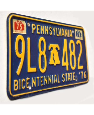 Americká SPZ Pennsylvania 1976 Bicentennial 9L8 482