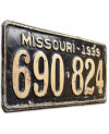 Tablica rejestracyjna USA Missouri 1939 Black 690-824