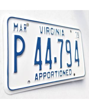 Americká SPZ Virginia 1979 Apportioned P 44-794