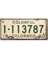 Tablica rejestracyjna USA Colorado 1950 Colorful 1-113787