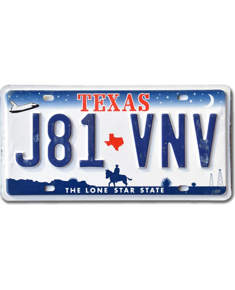 Americká SPZ Texas Horse J81 VNV