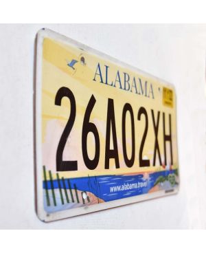 Tablica rejestracyjna USA Alabama Lake Travel